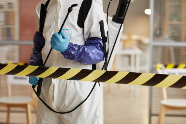 Professional Biohazard Cleanup technician working in Louisville, NE